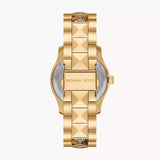 Michael Kors Runway Three Hand Brown Dial Two Tone Steel Strap Watch For Women - MK7389 Buy Now By Michael Kors