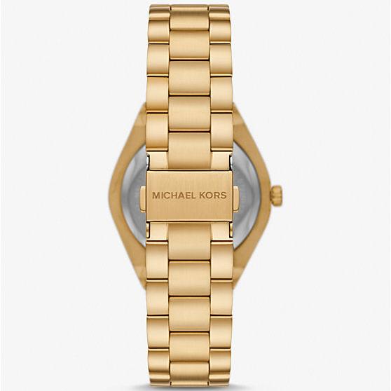 Michael Kors Lennox Three Hand Gold Dial Gold Steel Strap Watch For Women - MK7289 Buy Now By Michael Kors