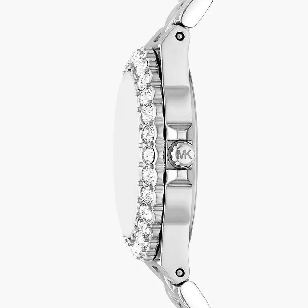 Michael Kors Lennox Three-Hand Blue Dial Silver Steel Strap Watch For Women - MK7397 Buy Now By Michael Kors