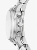 Michael Kors Runway 18K Rhodium Plated Triple Wrap Silver Dial Silver Steel Strap Watch for Women - MK7451 Buy Now By Michael Kors