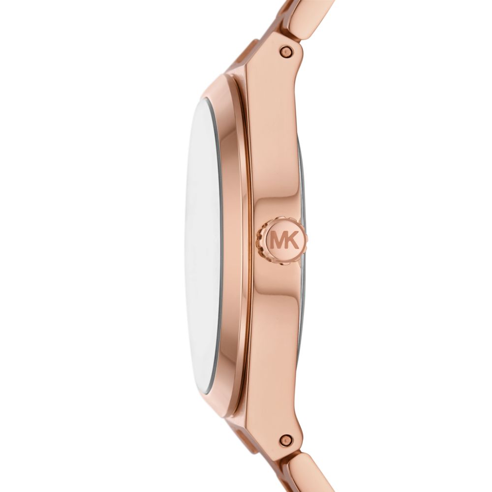 Michael Kors Lennox Analog Pink Dial Rose Gold Steel Strap Watch for Women - MK7462 Buy Now By Michael Kors