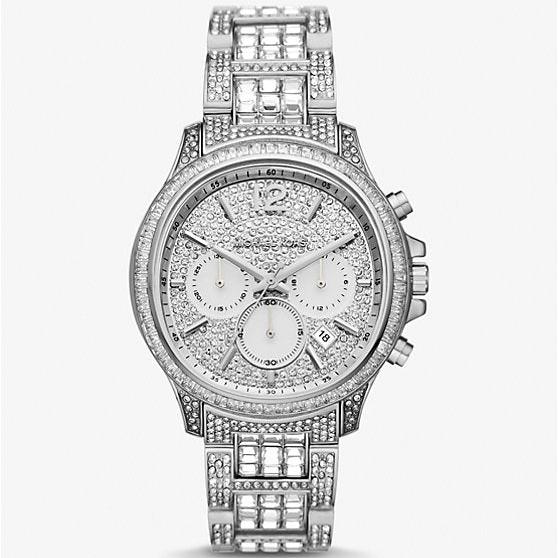 Michael Kors Sage Pavé Limited Edition Crystals Silver Dial Silver Steel Strap Watch for Women - MK7483LE Buy Now By Michael Kors