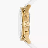 Michael Kors Hadyn Chronograph White Dial White Rubber Strap Watch for Women - MK7484 Buy Now By Michael Kors