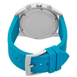 Michael Kors Hadyn Analog Silver Dial Blue Rubber Strap Watch for Women - MK7485 Buy Now By Michael Kors