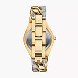 Michael Kors Lennox Pavé Crystals Silver Dial Two Tone Steel Strap Watch for Women - MK7487 Buy Now By Michael Kors