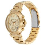 Michael Kors Maren Chronograph Gold Dial Gold Steel Strap Watch for Women - MK7493 Buy Now By Michael Kors