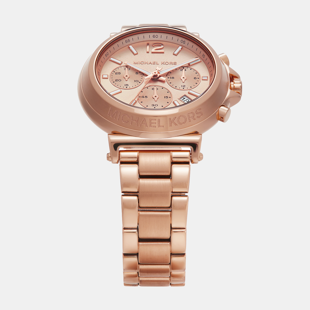 Michael Kors Maren Chronograph Rose Gold Dial Rose Gold Steel Strap Watch for Women - MK7494 Buy Now By Michael Kors