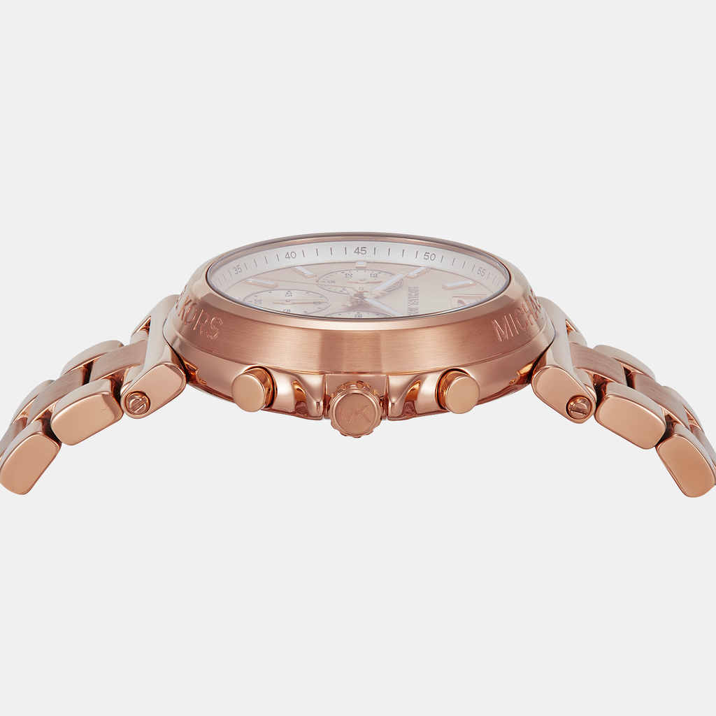 Michael Kors Maren Chronograph Rose Gold Dial Rose Gold Steel Strap Watch for Women - MK7494 Buy Now By Michael Kors