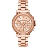 Michael Kors Maren Chronograph Rose Gold Dial Rose Gold Steel Strap Watch for Women - MK7494 Buy Now By Michael Kors