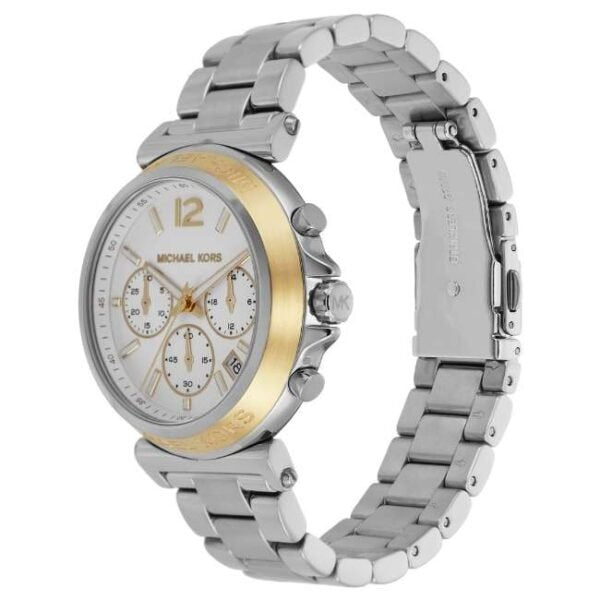 Michael Kors Maren Chronograph Silver Dial Silver Steel Strap Watch for Women - MK7495 Buy Now By Michael Kors