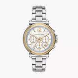 Michael Kors Maren Chronograph Silver Dial Silver Steel Strap Watch for Women - MK7495 Buy Now By Michael Kors