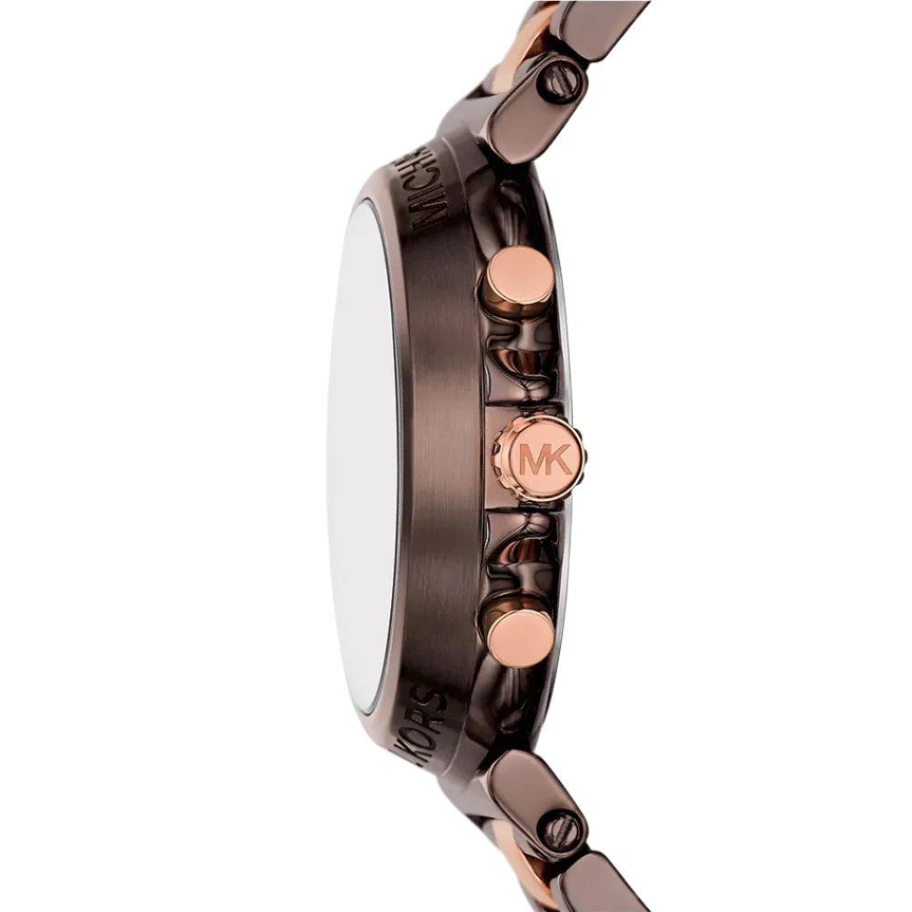 Michael Kors Maren Chronograph Brown Dial Two Tone Steel Strap Watch for Women - MK7496 Buy Now By Michael Kors