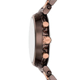 Michael Kors Maren Chronograph Brown Dial Two Tone Steel Strap Watch for Women - MK7496 Buy Now By Michael Kors