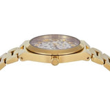 Michael Kors Lennox Three-Hand Gold Dial Gold Steel Strap Watch for Women - MK7500 Buy Now By Michael Kors