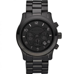 Michael Kors Runway Chronograph Black Dial Black Steel Strap Watch for Men - MK8157 Buy Now By Michael Kors