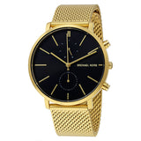 Michael Kors Jaryn Black Dial Gold Steel Strap Watch for Men - MK8503 Buy Now By Michael Kors