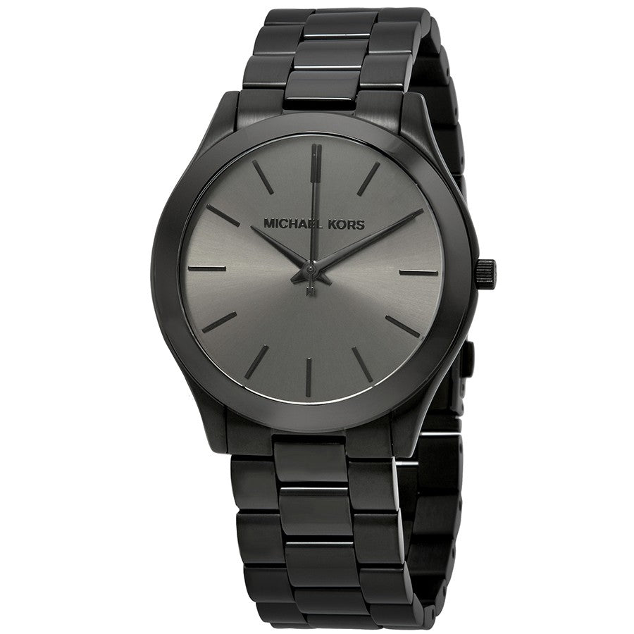 Michael Kors Slim Runway Black Dial Black Steel Strap Watch for Men - MK8507 Buy Now By Michael Kors