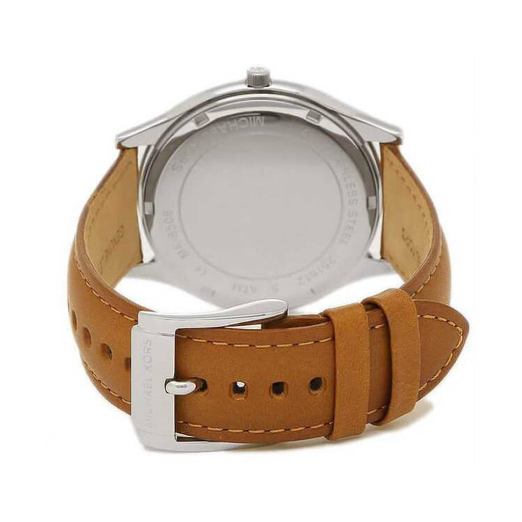 Michael Kors Slim Runway Analog Blue Dial Brown Leather Strap Watch For Men - MK8508 Buy Now By Michael Kors