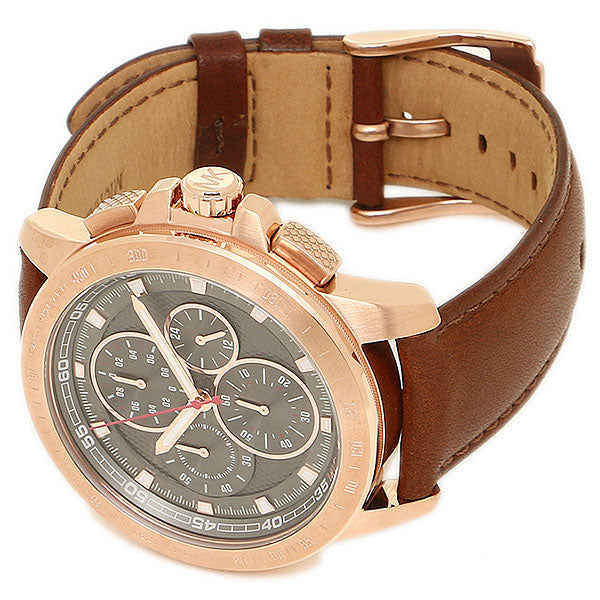 Michael Kors Ryker Analog Gray Dial Brown Leather Strap Watch For Men - MK8519 Buy Now By Michael Kors