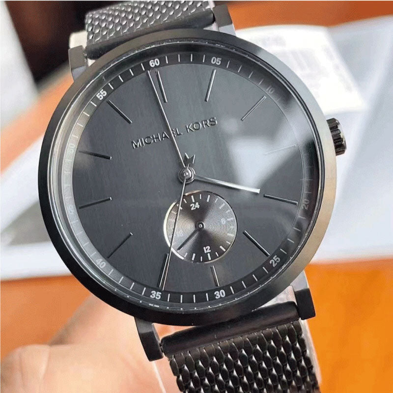 Michael Kors Irving Quartz Black Dial Black Mesh Bracelet Watch For Men - MK8742 Buy Now By Michael Kors