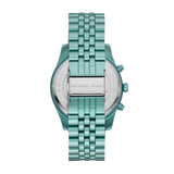 Michael Kors Lexington Chronograph Turquoise Dial Turquoise Steel Strap Watch For Men - MK8793 Buy Now By Michael Kors