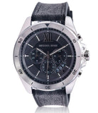 Michael Kors Brecken Chronograph Black Dial Black Leather Strap Watch For Men - MK8850 Buy Now By Michael Kors