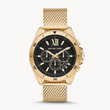 Michael Kors Brecken Chronograph Black Dial Gold Mesh Strap Watch For Men - MK8867 Buy Now By Michael Kors