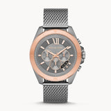 Michael Kors Brecken Chronograph Grey Dial Silver Mesh Strap Watch For Men - MK8868 Buy Now By Michael Kors