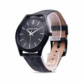 Michael Kors Slim Runway Black Dial Black Leather Strap Watch For Men - MK8908 Buy Now By Michael Kors