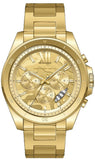 Michael Kors Brecken Chronograph Gold Dial Gold Steel Strap Watch For Men - MK8934 Buy Now By Michael Kors