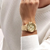 Michael Kors Lennox Three-Hand Quartz Gold Dial Gold Steel Strap Watch For Men - MK8939 Buy Now By Michael Kors