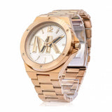 Michael Kors Lennox Three-Hand Quartz Gold Dial Gold Steel Strap Watch For Men - MK8939 Buy Now By Michael Kors