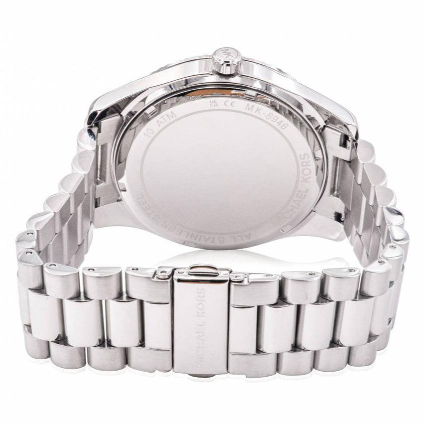 Michael Kors Lexington Quartz Black Dial Silver Steel Strap Watch For Women - MK8946 Buy Now By Michael Kors