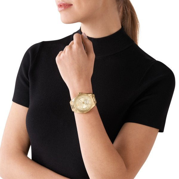 Michael Kors Lexington Quartz Gold Dial Gold Steel Strap Watch For Men - MK8947 Buy Now By Michael Kors