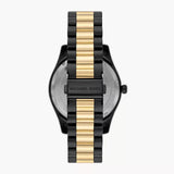 Michael Kors Lexington Quartz Black Dial Two Tone Steel Strap Watch For Men - MK8948 Buy Now By Michael Kors