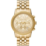 Michael Kors Hutton Chronograph Gold Dial Gold Steel Strap Watch For Men - MK8953 Buy Now By Michael Kors