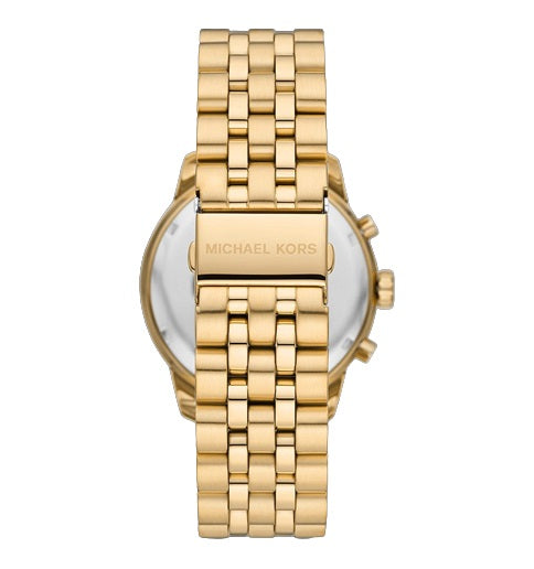 Michael Kors Cunningham Chronograph Gold Dial Gold Steel Strap Watch For Men - MK8963 Buy Now By Michael Kors