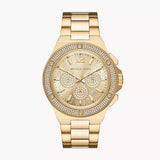 Michael Kors Lennox Chronograph Gold Dial Gold Steel Strap Watch For Men - MK8989 Buy Now By Michael Kors