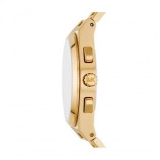 Michael Kors Lennox Chronograph White Dial Gold Steel Strap Watch For Men - MK9120 Buy Now By Michael Kors