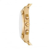 Michael Kors Lennox Chronograph White Dial Gold Steel Strap Watch For Men - MK9120 Buy Now By Michael Kors