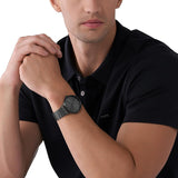 Michael Kors Blake Three-Hand Black Dial Black Steel Strap Watch for Men - MK9135 Buy Now By Michael Kors