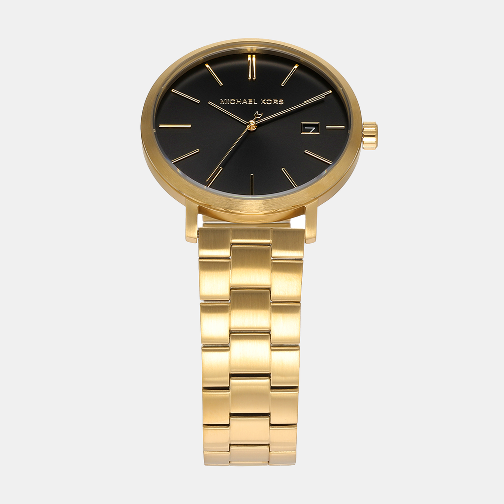 Michael Kors Blake Quartz Black Dial Gold Steel Strap Watch for Men - MK9136 Buy Now By Michael Kors
