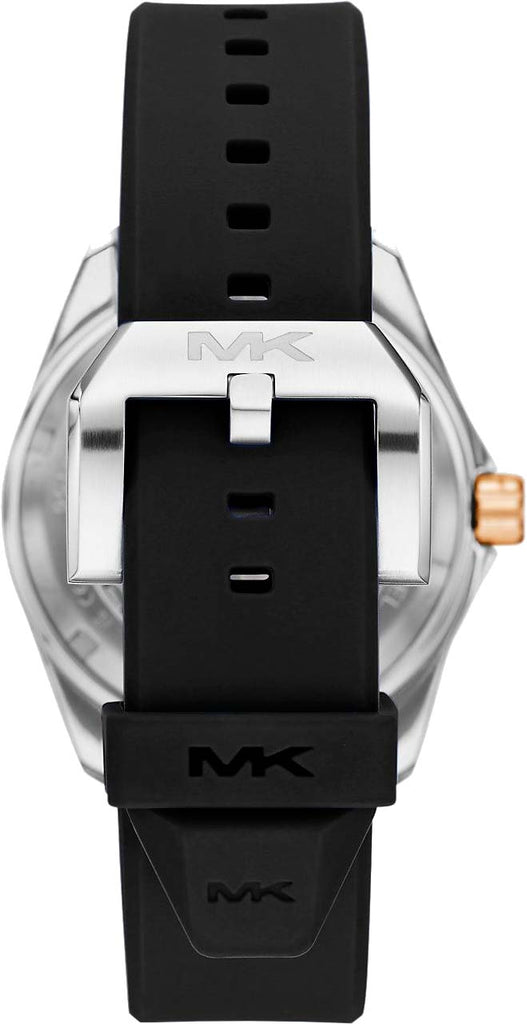 Michael Kors Maritime Analog Green Dial Black Silicone Strap Watch for Men - MK9158 Buy Now By Michael Kors