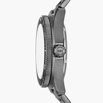 Michael Kors Maritime Three-Hand White Dial Grey Steel Strap Watch for Men - MK9163 Buy Now By Michael Kors