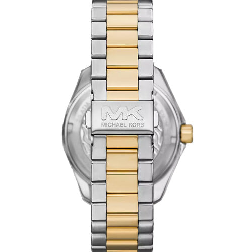 Michael Kors Maritime Three Hand Black Dial Two Tone Steel Strap Watch for Men - MK9180 Buy Now By Michael Kors