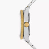 Michael Kors Maritime Three Hand Black Dial Two Tone Steel Strap Watch for Men - MK9180 Buy Now By Michael Kors