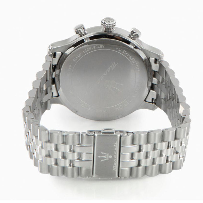 Maserati Epoca Chronograph Blue Dial Silver Steel Strap Watch For Men - R8873618024 Buy Now By Maserati