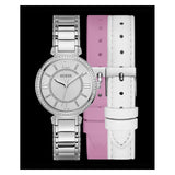 Guess Montage Quartz Silver Dial Silver Steel Strap Watch For Women - GW0588L2 Buy Now By Guess