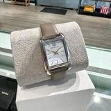 Michael Kors Monroe Three Hand Silver Dial Grey Leather Strap Watch for Women - MKO1030 Buy Now By Michael Kors