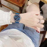 Michael Kors Mini Pilot Pave Blue Dial Blue Silicone Strap Watch for Women - MKO1004 Buy Now By Michael Kors